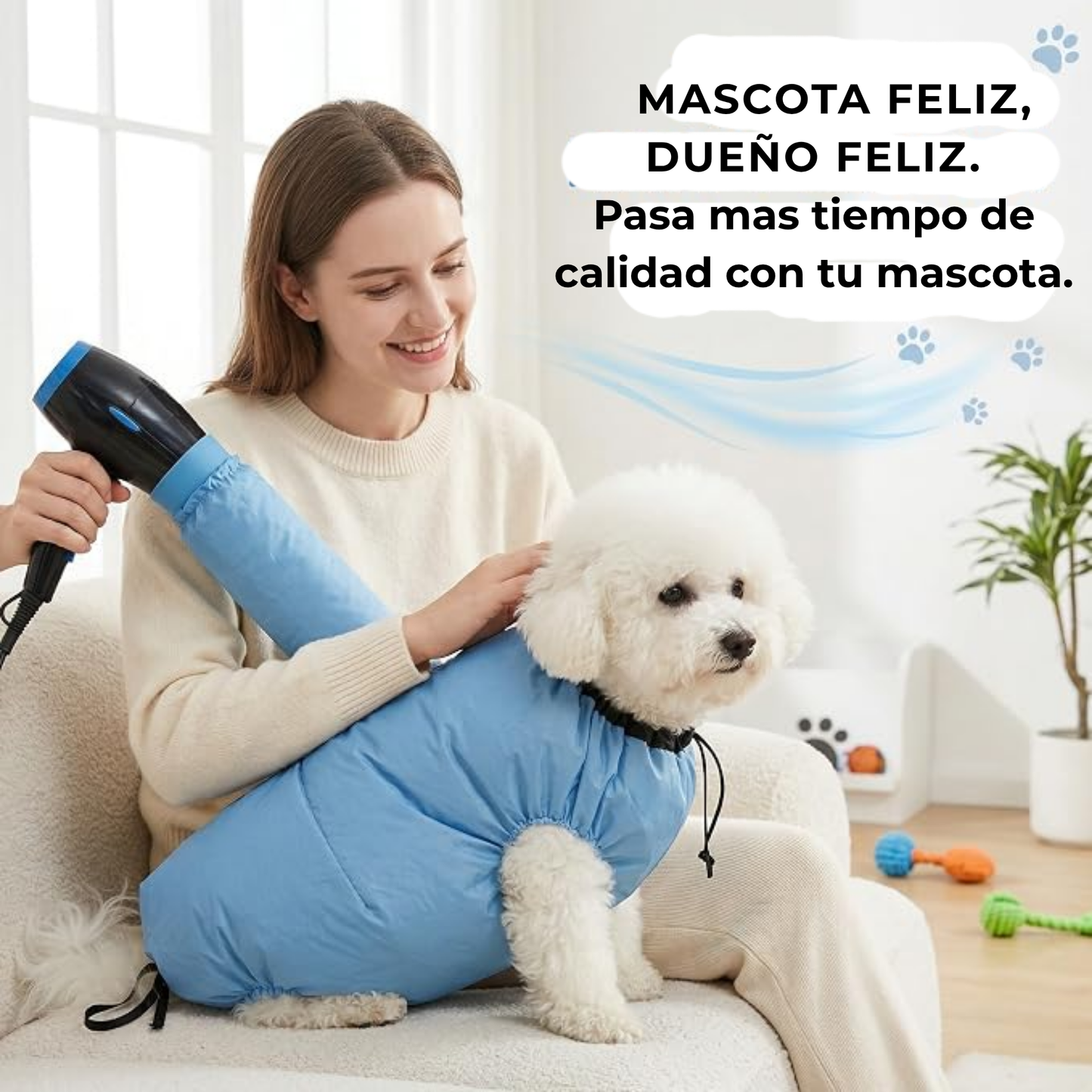 Bolsa de Secado para Mascotas sin Estrés.