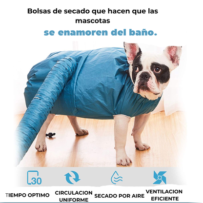 Bolsa de Secado para Mascotas sin Estrés.